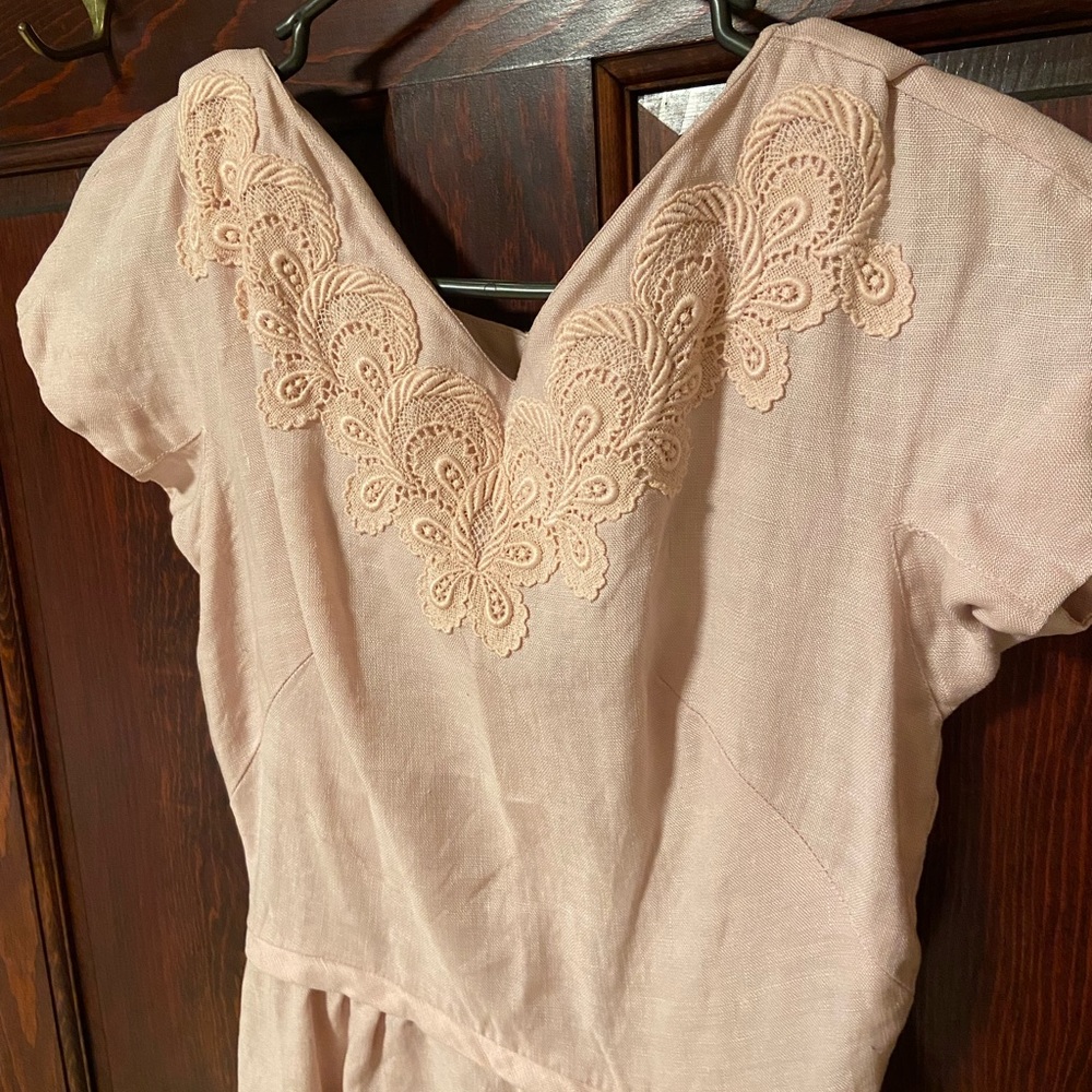 Vintage linen dress